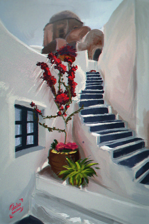 Greek Stairs, santorini